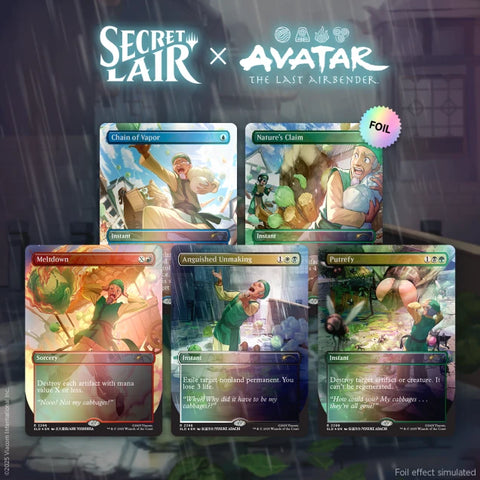 Secret Lair Avatar: The Last Airbender Superdrop Avatar State Foil Bundle