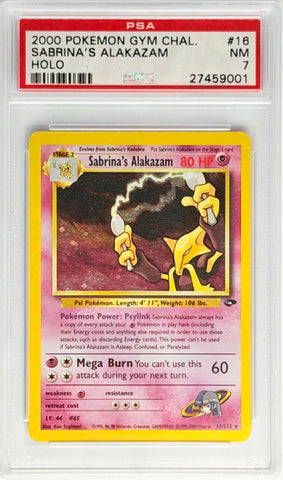[PSA7][Gym Challenge EN・16/132 | ★] ナツメのフーディン「Sabrina's Alakazam」