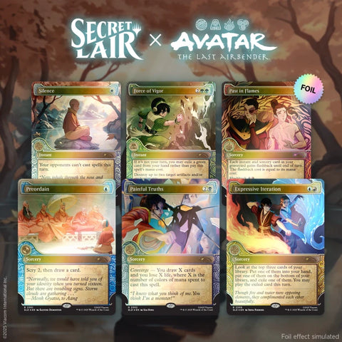 Secret Lair Avatar: The Last Airbender Superdrop Avatar State Foil Bundle