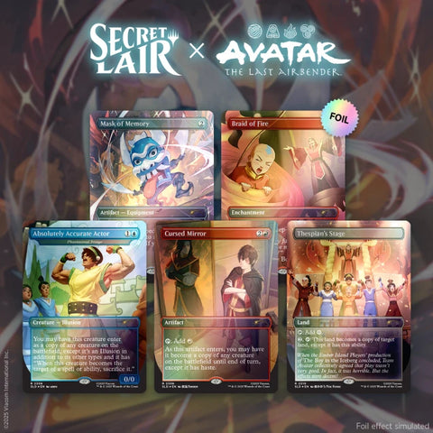 Secret Lair Avatar: The Last Airbender Superdrop Avatar State Foil Bundle