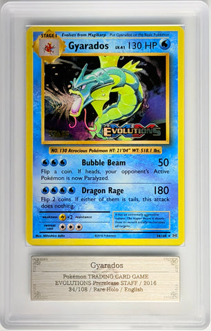 [ARS9][EVOLUTIONS Prerelease STAFF・34/108 | Rare Holo] Gyarados
