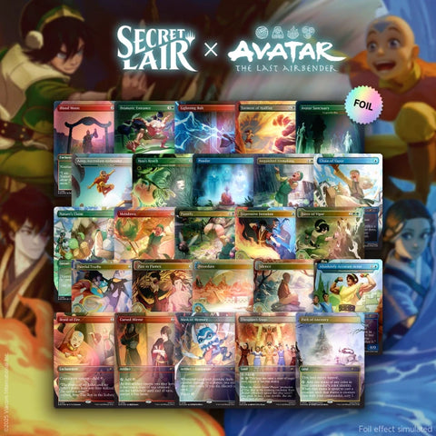 Secret Lair Avatar: The Last Airbender Superdrop Avatar State Foil Bundle