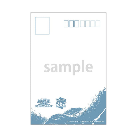 Yu-Gi-Oh Card Game 25th Anniversary "Blue-Eyed White Dragon" Ukiyo-e Style Frame Stamp Set with Limited OCG Card
