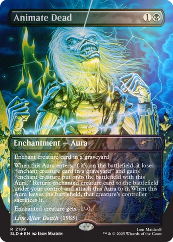 
Secret Lair Secret Scare Superdrop Secret Lair x Iron Maiden: Album Art Foil Edition