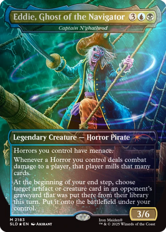 Secret Lair Secret Scare Superdrop Secret Lair x Iron Maiden: Eddie Unchained Foil Edition