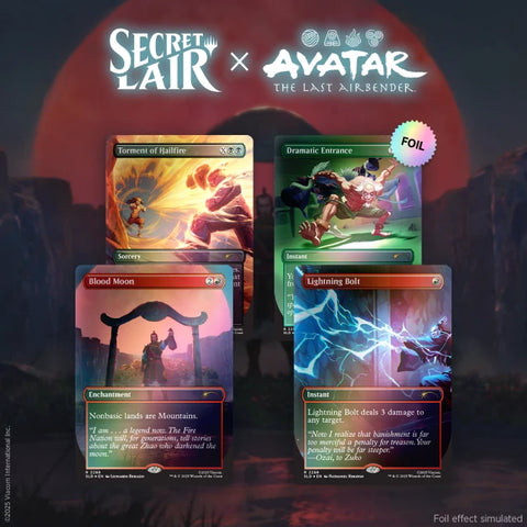 Secret Lair Avatar: The Last Airbender Superdrop Avatar State Foil Bundle