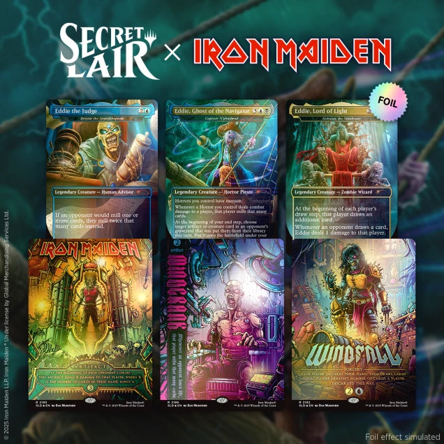 Secret Lair Secret Scare Superdrop Secret Lair x Iron Maiden: Eddie Unchained Foil Edition