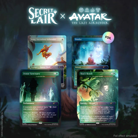 Secret Lair Avatar: The Last Airbender Superdrop Avatar State Foil Bundle